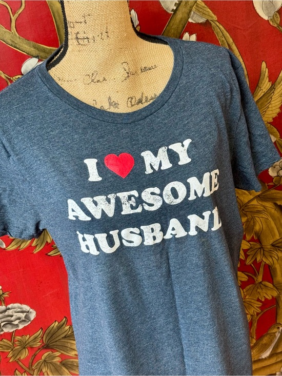 Crazy Dog T-Shirts Tops - 🍁Women’s “I ♥️ My Awesome Husband” Tee | #T62